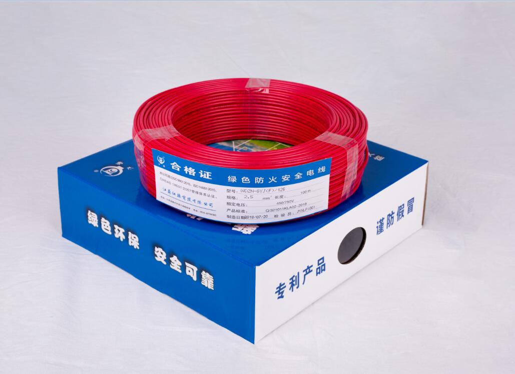Green fire safety wire